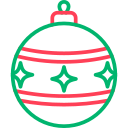 pelota de navidad icon