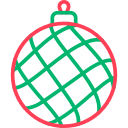 pelota de navidad icon