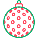 pelota de navidad icon