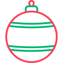 pelota de navidad icon