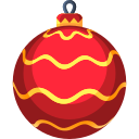 pelota de navidad icon