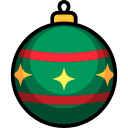 pelota de navidad icon