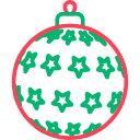 pelota de navidad icon