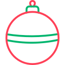 pelota de navidad icon