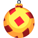 pelota de navidad icon