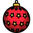 pelota de navidad icon