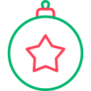 pelota de navidad icon