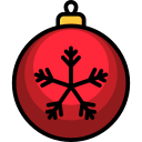 pelota de navidad icon