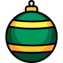 pelota de navidad icon