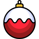 pelota de navidad icon