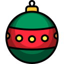 pelota de navidad icon