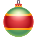 pelota de navidad icon