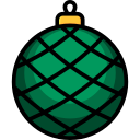 pelota de navidad icon