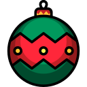 pelota de navidad icon