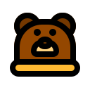 cappello da orso icona