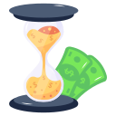 el tiempo es dinero icon