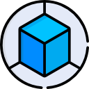 cubo 3d icon