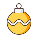 pelota de navidad icon