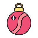 pelota de navidad icon