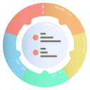 gráfico circular icon