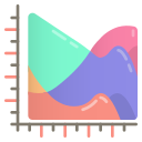 gráfico de ondas icon