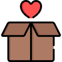 caja de corazón 