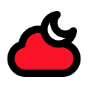 noche nublada icon