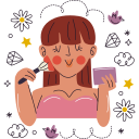 Stickers De Mujer Stickers De Belleza Gratis