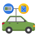 auto hibrido icon