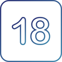 número 18 icon