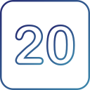 número 20 icon