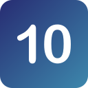 numero 10 icon