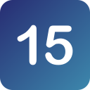 número 15 icon