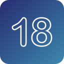 número 18 icon