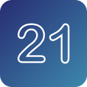 número 21 icon