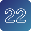 número 22 icon