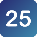 número 25 icon