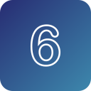 número 6 icon