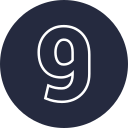 número 9 icon