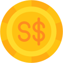 dolar de singapur icon