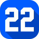 número 22 icon