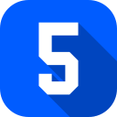 número 5 icon