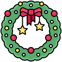 corona de navidad icon