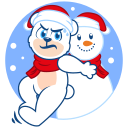 monigote de nieve icon