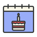 fecha de cumpleaños icon