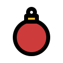 pelota de navidad icon