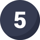 número 5 icon