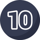 numero 10 icon