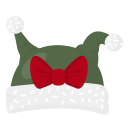 gorro navideño icon