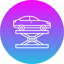 Coche hidraulico icon